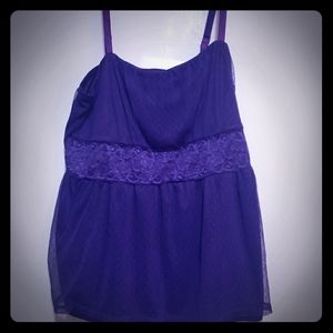 Torrid purple tank top